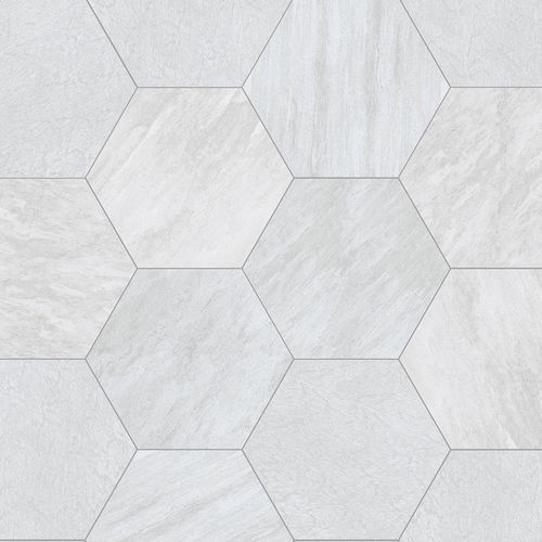 Напольная плитка из керамогранита - STONE GRES - ESAGONO QUARZITE BIANCA - GRANULATI ZANDOBBIO SPA - для наружного применения / текстурированная / для пешеходных переходов