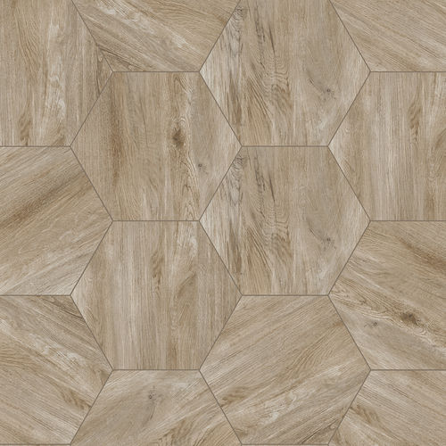 Напольная плитка из керамогранита - STONE GRES - ESAGONO FORESTA CHIARO - GRANULATI ZANDOBBIO SPA - для наружного применения / текстурированная / для пешеходных переходов