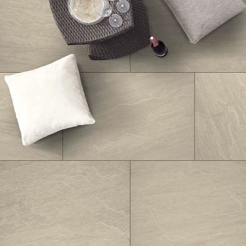 Уличная плитка из спеченного камня - TEMPIO KANDLA BEIGE - GRANULATI ZANDOBBIO SPA - для наружного применения / для террасы / для сада