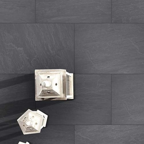 Уличная плитка из спеченного камня - TEMPIO KANDLA ANTRACITE - GRANULATI ZANDOBBIO SPA - для наружного применения / для террасы / для сада
