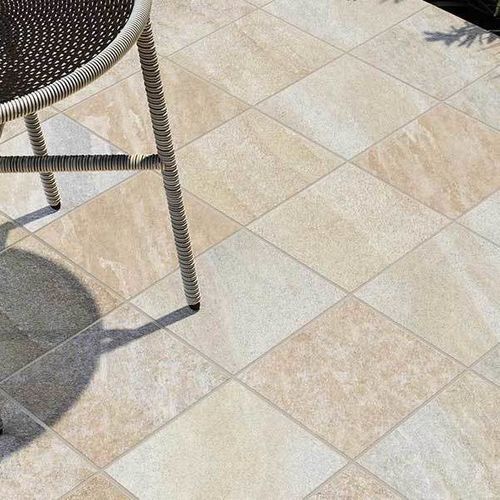 Напольное покрытие из спеченного камня - MIDLAKE QUARTZ - GRANULATI ZANDOBBIO SPA - для наружного применения / для домашнего использования / из плит