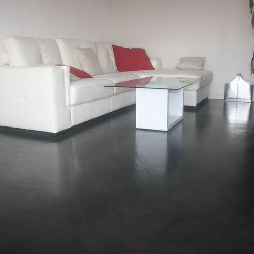 Напольное покрытие из акрила - DECORATIVE CONCRETE GUARD® - GUARD INDUSTRIE - для интерьера / для сектора услуг / глянцевое