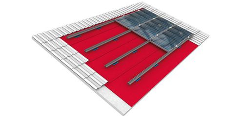 Битумная гидроизоляция для кровли - ELOTENE DSR SOLAR - ISOLTEMA - с конденсационным экраном / самоклеящаяся