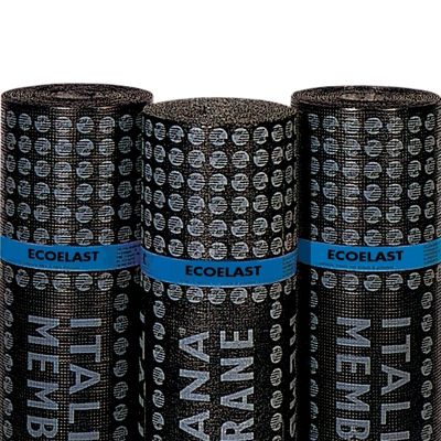 Гидроизоляционная мембрана для строительства моста - ECOELAST P - ITALIANA MEMBRANE SPA  - в рулонах / из шифера / из полимера
