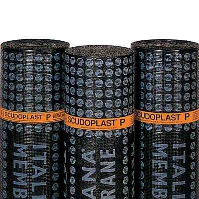 Гидроизоляционная мембрана для строительства моста - SCUDOPLAST P - ITALIANA MEMBRANE SPA  - в рулонах / из шифера / из битума