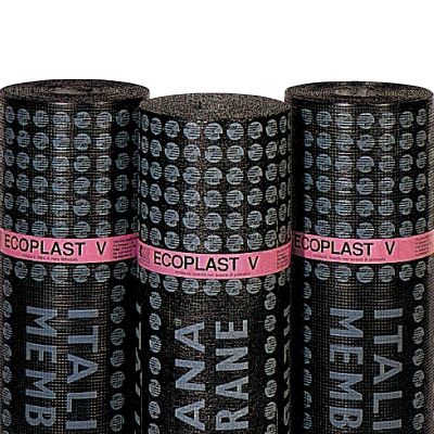 Гидроизоляционная мембрана для кровли - ECOPLAST V - ITALIANA MEMBRANE SPA  - в рулонах / битумная / из полипропилена