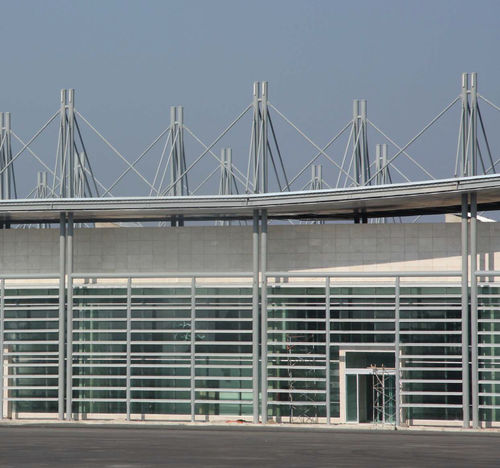 Тонкостенная перегородка из металла и стекла - AÉROPORT DE TANGER - Jet contractors - из стекла