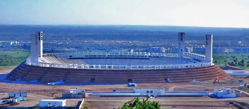 Натяжная конструкция кабель-мембрана - STADE D'AGADIR  - Jet contractors - для покрытий / с мембраной из ПВХ / для стадиона