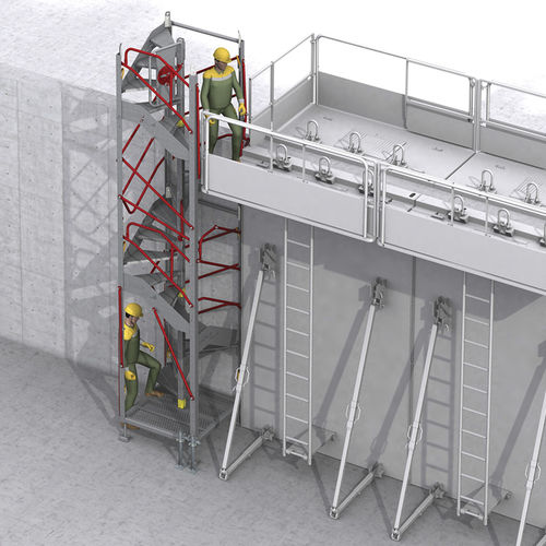Строительные леса из металла - MINI ESCALIB - MILLS 