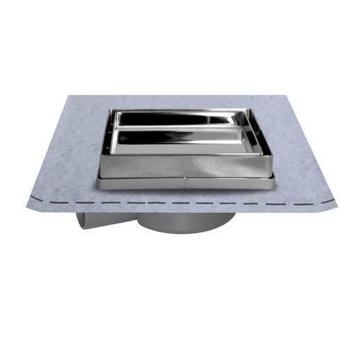 Сливной сифон из ABS - CH13TEL-01G - STAMPLAST SRL - из нержавеющей стали / для ванной комнаты / со съемной корзиной
