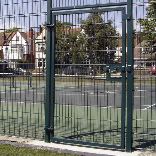 Створчатое ворота - Twin  - ZAUN FENCING  - из гальванизированной стали / из сварной решетки / зеленое