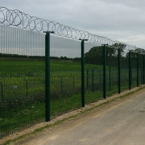 Забор из сварной решетки - HiSec 358 - ZAUN FENCING  - промышленный / из стали, покрытой порошком / серый