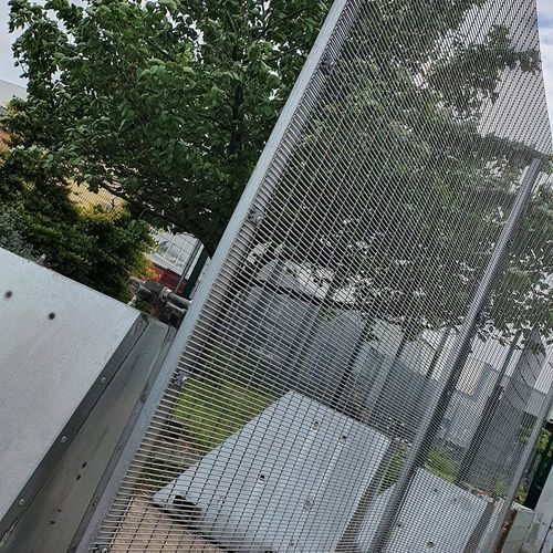 Решетчатый забор - RDS StrongHold S455-358 - ZAUN FENCING  - промышленный / из гальванизированной стали