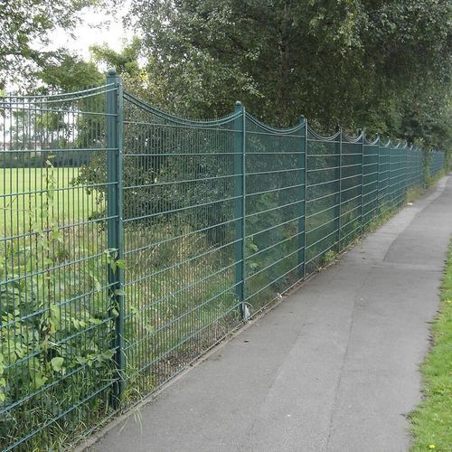 Решетчатый забор - Gemini Concave - ZAUN FENCING  - из прутьев / из стали, покрытой порошком / серый