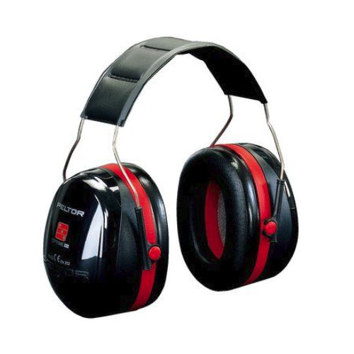Шумозащитные наушники из губки - PELTOR™ OPTIME™ III H540A-411-SV - 3 M France - с дужкой