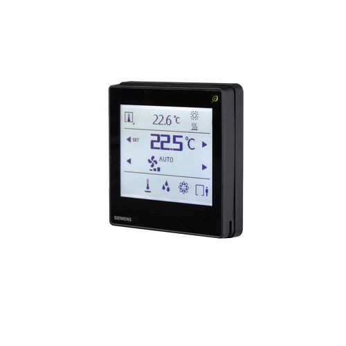 Сенсорный экран для систем домашней автоматизации - QMX3.P38H-BSC - SIEMENS Building Technology - для контроля / настенный / встраиваемый