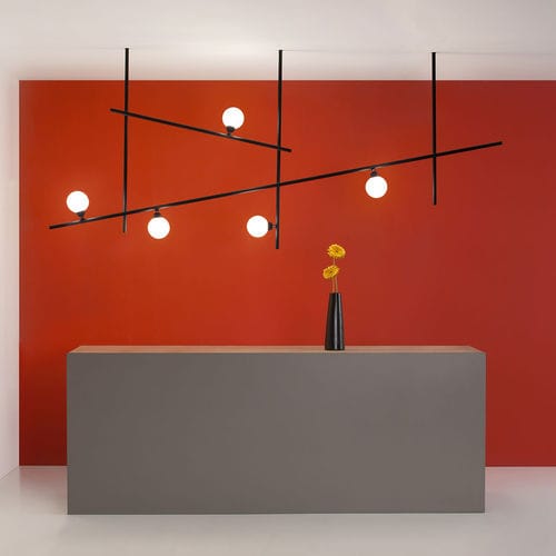 Современный потолочный светильник - FREELINE F44 - FABBIAN ILLUMINAZIONE - линейный / из алюминия / LED