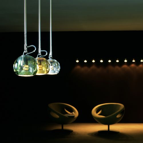 Подвесная лампа - BELUGA COLOUR D57 - FABBIAN ILLUMINAZIONE - из металла / из кристалла / современная