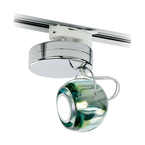 Галогенный светильник на рейке - BELUGA COLOUR D57 - FABBIAN ILLUMINAZIONE - LED / круглый / из кристалла