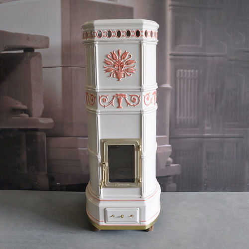 Печь-камин на дровах - GRAND'OVALE  - LA CASTELLAMONTE Stufe di Ceramica - 10 кВ...20 кВ / напольная / классическая