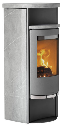 Печь-камин на дровах - 9080 - LOTUS Heating Systems A/S - современная / из камня