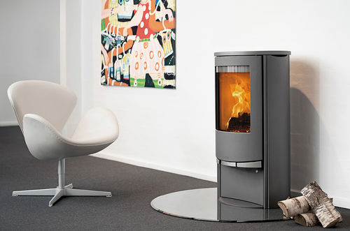 Печь-камин на дровах - 9110 - LOTUS Heating Systems A/S - современная / из стеатита / из песчаника