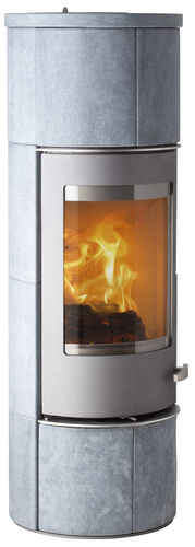Печь-камин на дровах - PRESTIGE S - LOTUS Heating Systems A/S - современная / из стеатита