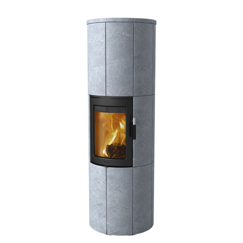 Печь-камин на дровах - MAESTRO - LOTUS Heating Systems A/S - современная / из камня