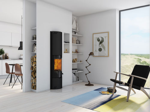Печь-камин на дровах - PRESTIGE INTEGRA - LOTUS Heating Systems A/S - современная / из металла