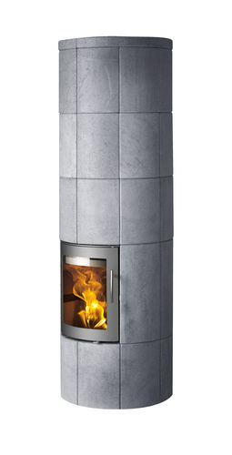 Печь-камин на дровах - M3 - LOTUS Heating Systems A/S - современная / из стеатита