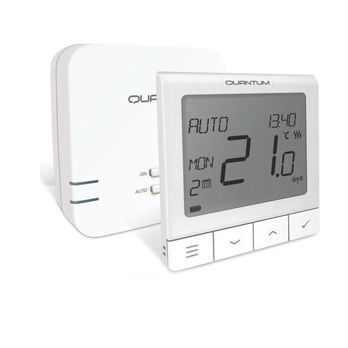 Электронный термостат - WQ610RF - Salus Controls GmbH - программируемый / для системы отопления / белый