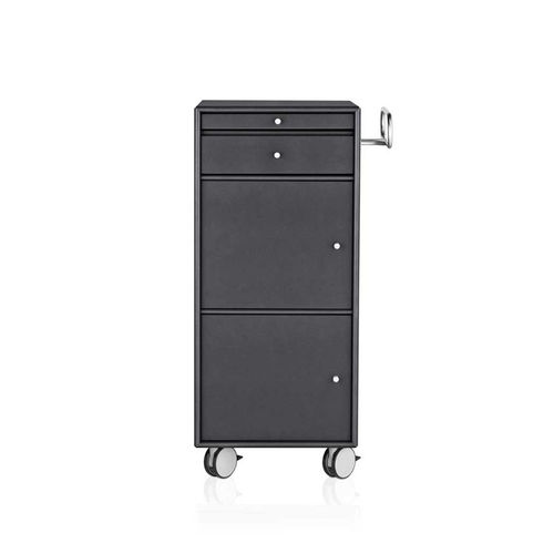 Тумба под письменный стол из МДФ - CADDIES - Montana Furniture - с 4 выдвижными ящиками / на роликах