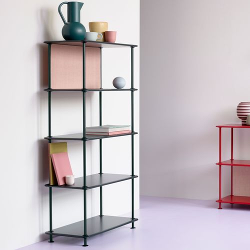 Современный стеллаж - Free 400000 - Montana Furniture - из лакированной МДФ / из лакированного металла / белый