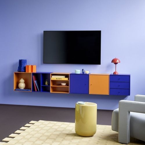 Настенный шкаф для хранения - Mini 1004 - Montana Furniture - современный / из лакированной МДФ / цвет по индивидуальному заказу