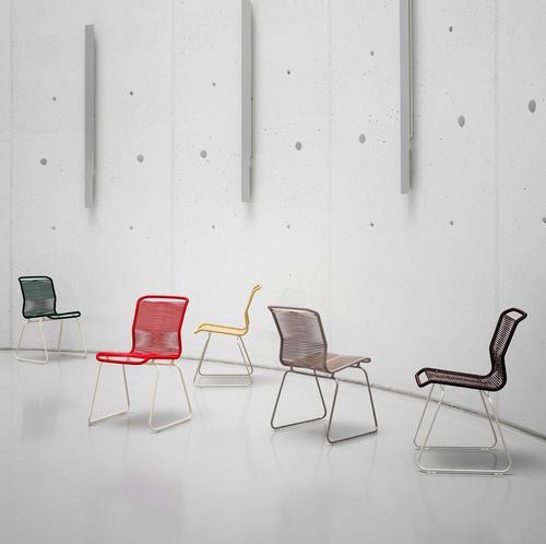 Современный cтул для столовых - Panton One  - Montana Furniture - для интерьера / из полиуретана / с основанием из нержавеющей стали