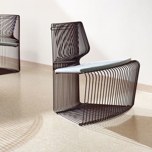 Современный cтул - Pantonova Concave - Montana Furniture - для интерьера / из нержавеющей стали / из стали, покрытой порошком