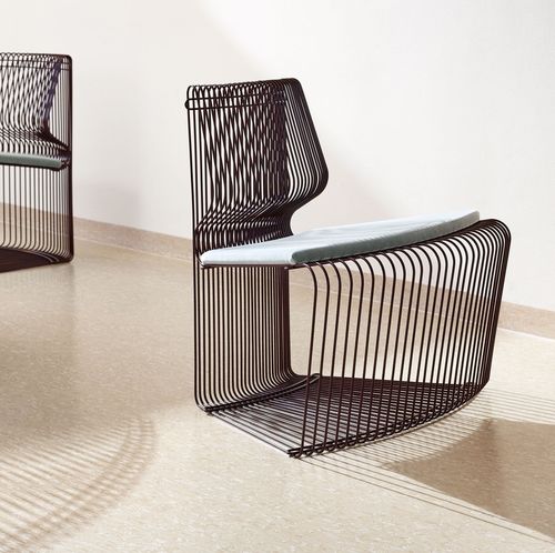 Подушка для стула - Pantonova Concave - Montana Furniture - квадратная / в форме D / с рисунком