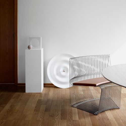 Современный cтул - Pantonova Convex - Montana Furniture - для интерьера / из нержавеющей стали / из стали, покрытой порошком