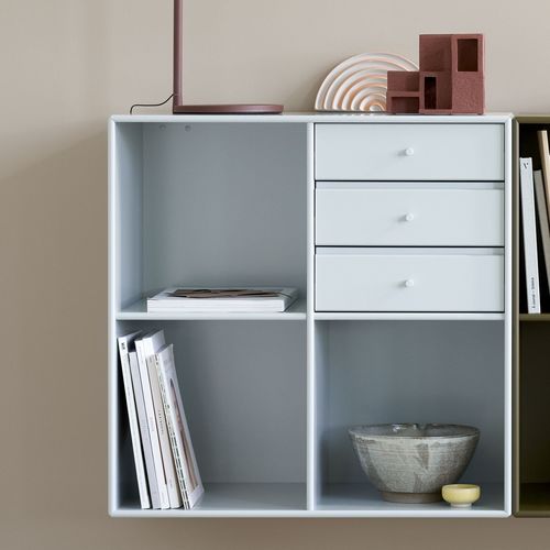 Модульный стеллаж - 1324 - Montana Furniture - современный / из лакированной МДФ / со встроенным ящиком