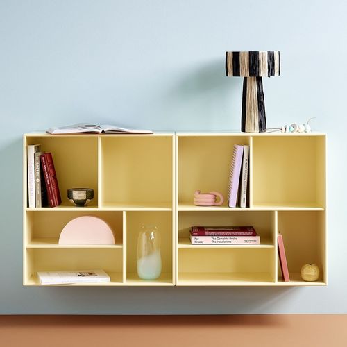 Настенный стеллаж - 1619 - Montana Furniture - модульный / современный / из лакированной МДФ