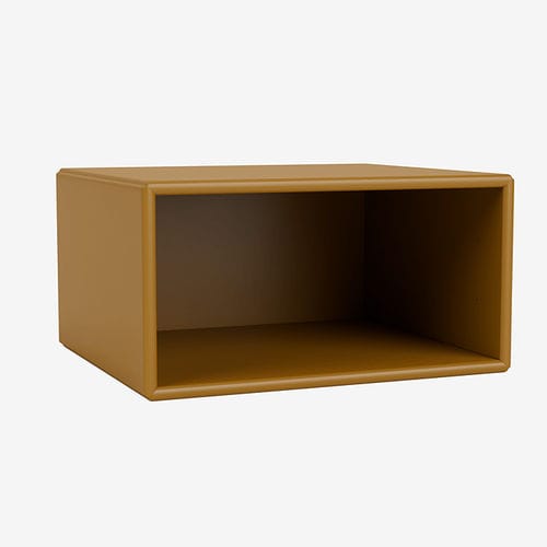 Современный ночной столик - 7661 - Montana Furniture - из лакированной МДФ / с основанием из лакированной МДФ / прямоугольный