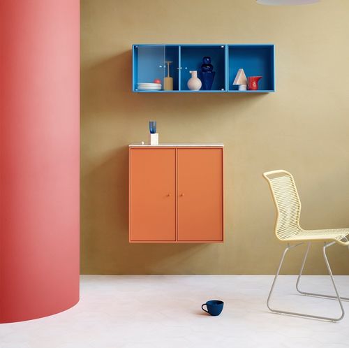 Напольный шкаф для хранения - 1118 - Montana Furniture - настенный / на колесиках / современный
