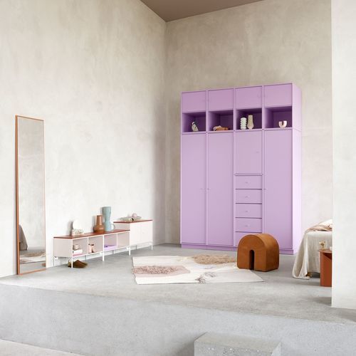 Напольный шкаф для хранения - 1162 - Montana Furniture - настенный / на колесиках / современный