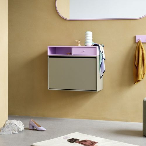 Современная мебель для обуви - HIDE  - Montana Furniture - настенная / из лакированной МДФ / для бытового использования
