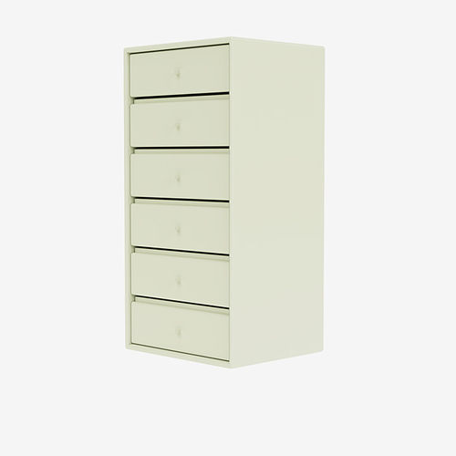 Напольный шкаф для хранения - 1362 - Montana Furniture - настенный / на колесиках / из лакированной МДФ