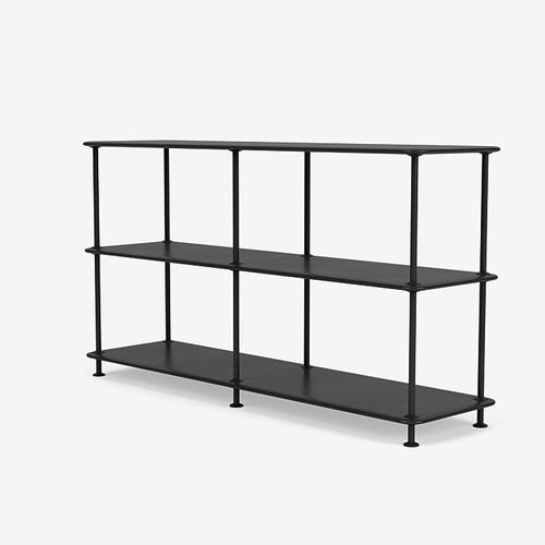 Современный стеллаж - Free 220000 - Montana Furniture - из лакированной МДФ / из лакированного металла / белый