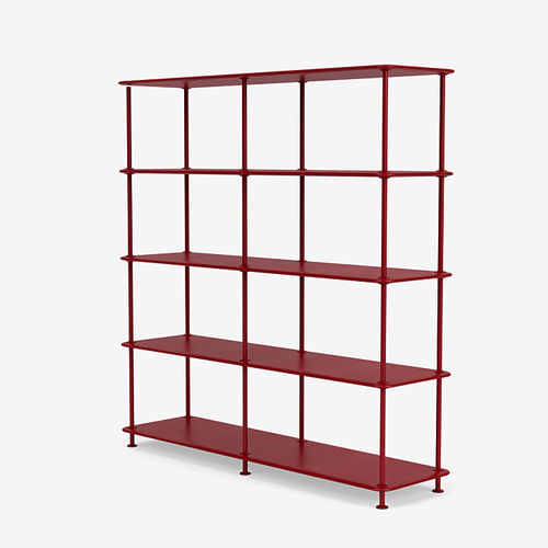 Современный стеллаж - Free 440000 - Montana Furniture - из лакированной МДФ / из лакированного металла / белый