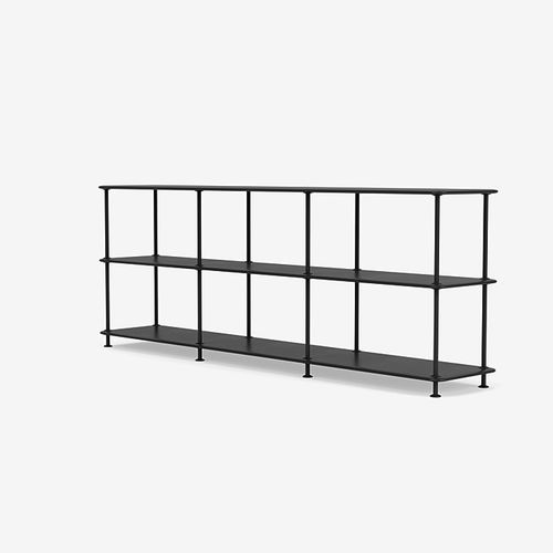 Современный стеллаж - Free 222000 - Montana Furniture - из лакированной МДФ / из лакированного металла / белый