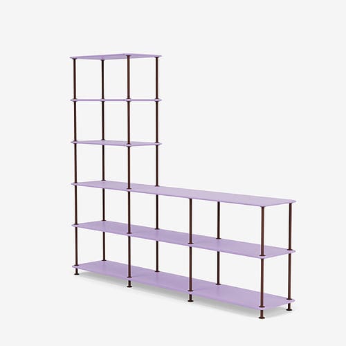 Современный стеллаж - Free 522000 - Montana Furniture - из лакированной МДФ / из лакированного металла / для гостиной