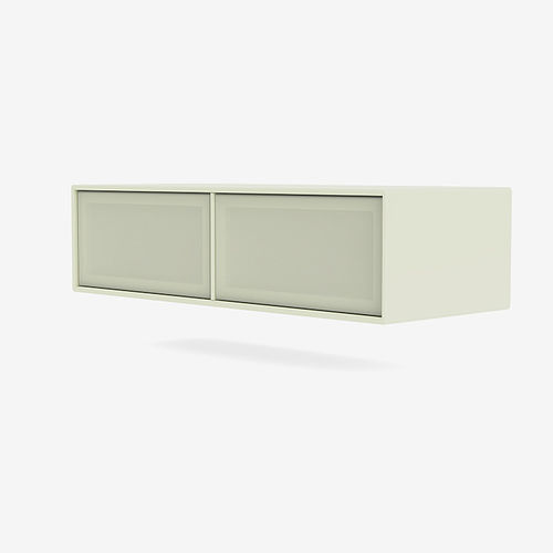 Современная тумба под телевизор - VL12 - Montana Furniture - низкая тумба под телевизор / 2 дверцы / из лакированной МДФ